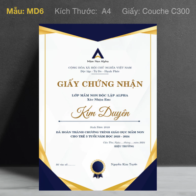 THƯ KHEN - GIẤY KHEN TẶNG HỌC SINH